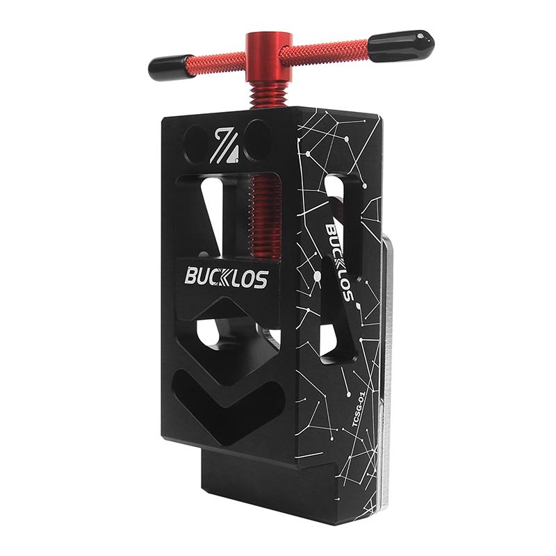 

BUCKLOS Bicycle Tube Cutting Saw Guide Tool Bike Handlebar Seatpost Fork Steerer Tube Cutting Fixture Bicycle Repair Tools красный