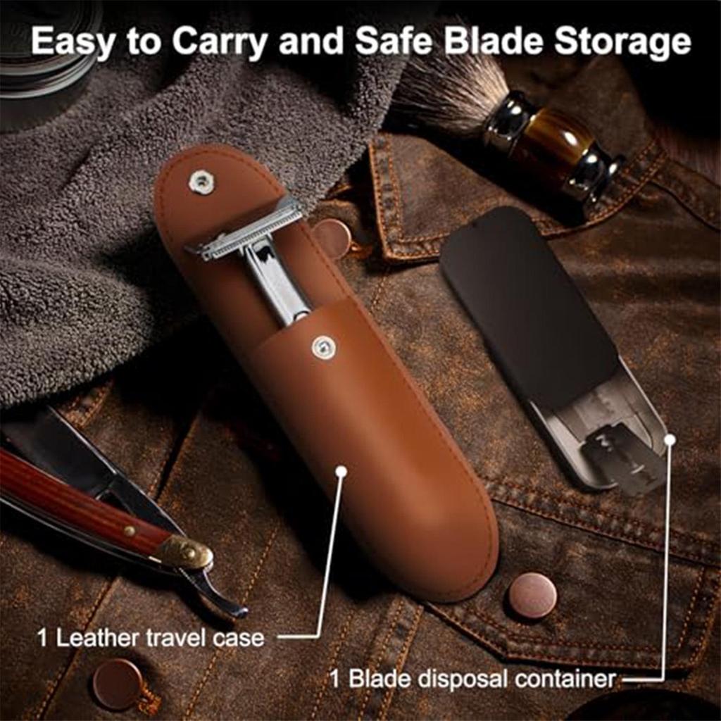 Double Layer Half Blade Manual Razor with Floating Head