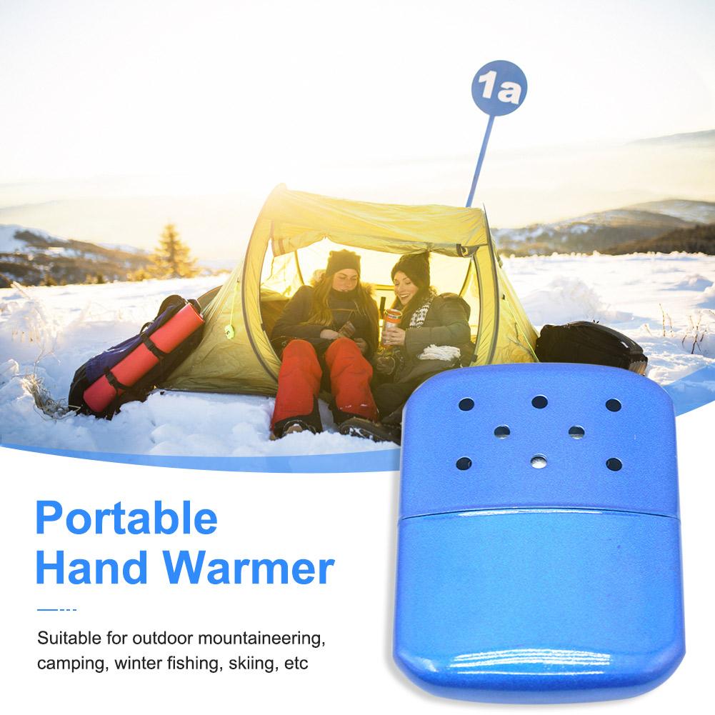 Portable Pocket Handy Hand Warmers Reusable Refillable Fuel Mini Hand Warmer Winter Accessories Ultralight Outdoor Equipment