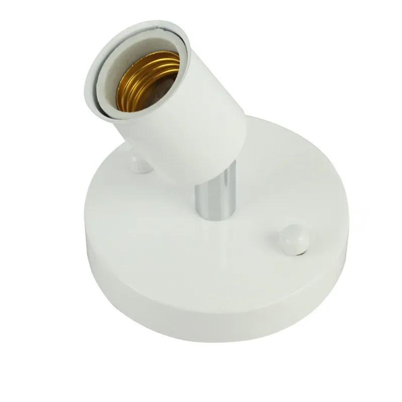 E27 Bulb Holder Modern Wall Lamps Sconces 180 Degrees Rotation Wall Lights Decor for Bar Restaurant Home Balcony Stage