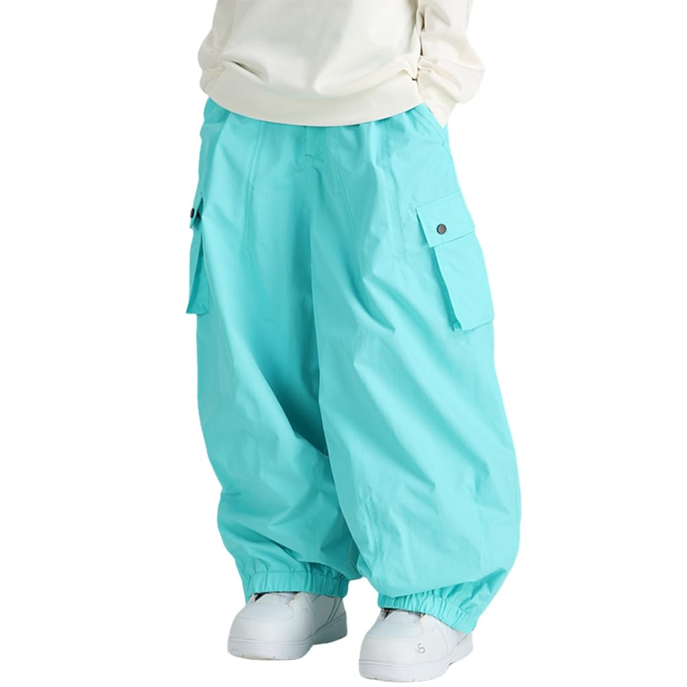 HOTIAN Snowboardové lyžařské kalhoty pro muže a 4 velikosti Voda a xypK2201 Kalhoty, Unisex, Ženy, (XS-L), 10 000 mm odolnost, vodoodpudivý,
