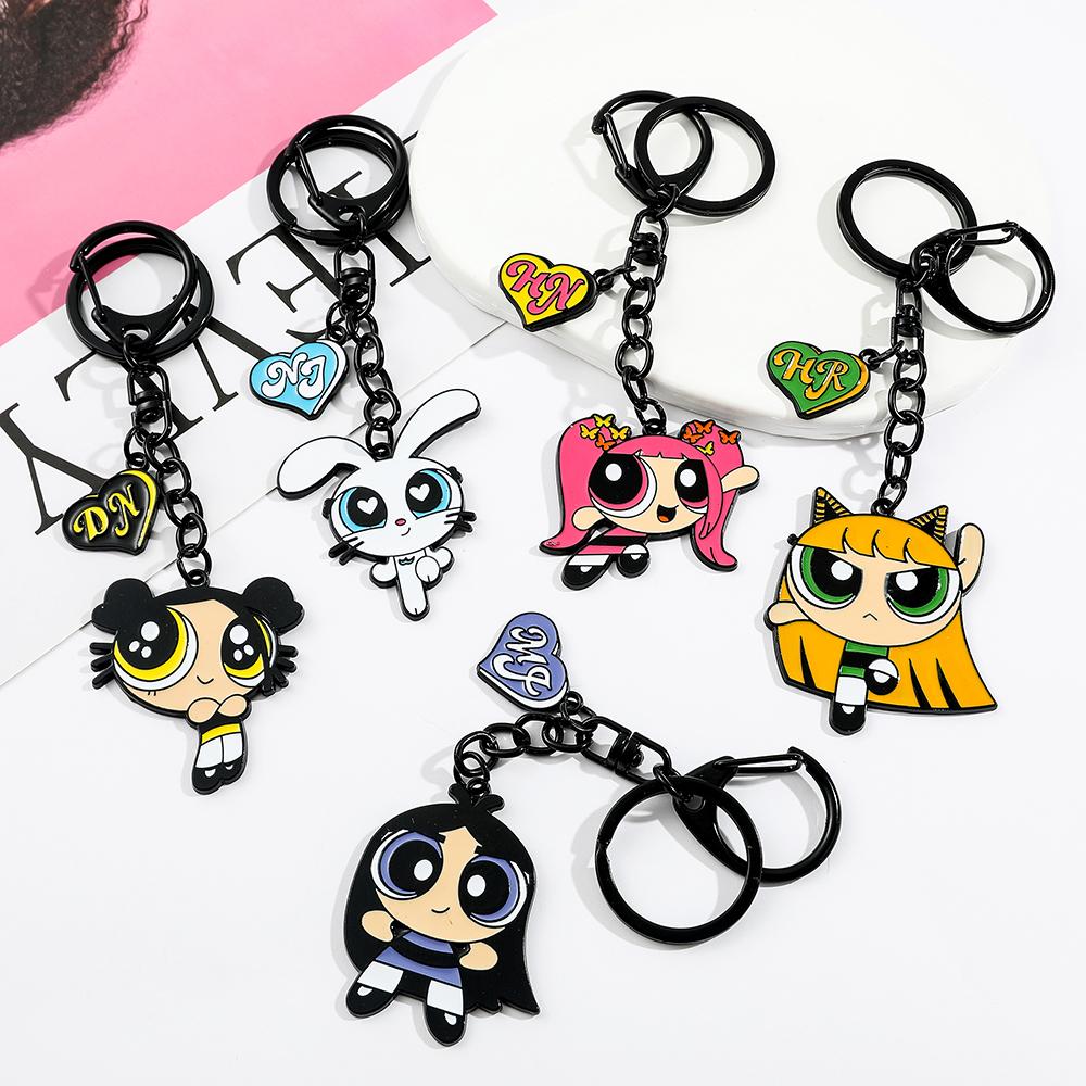 Anime Cute Girl Keychain Bag Charms Pendants Souvenir Creative Party Gift Toy Collection Christmas Fun New