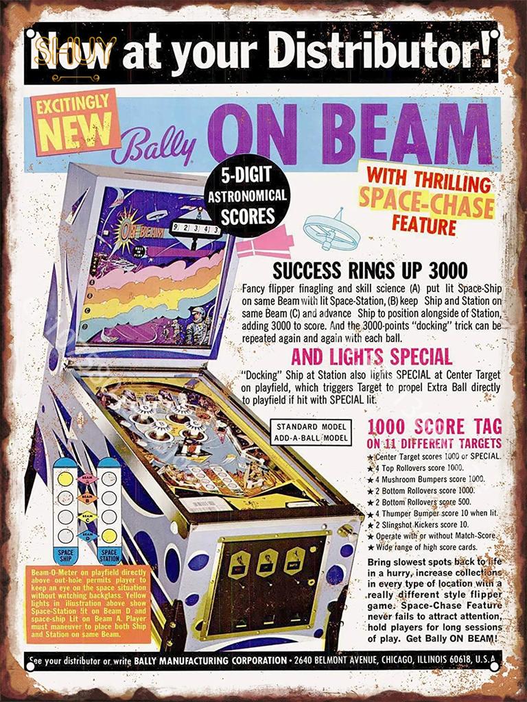 Vintage Darts Billiards Pinballs Metal Tin Signs - Bar Club Pub Wall Decor, Entertainment Venues Home Plaques