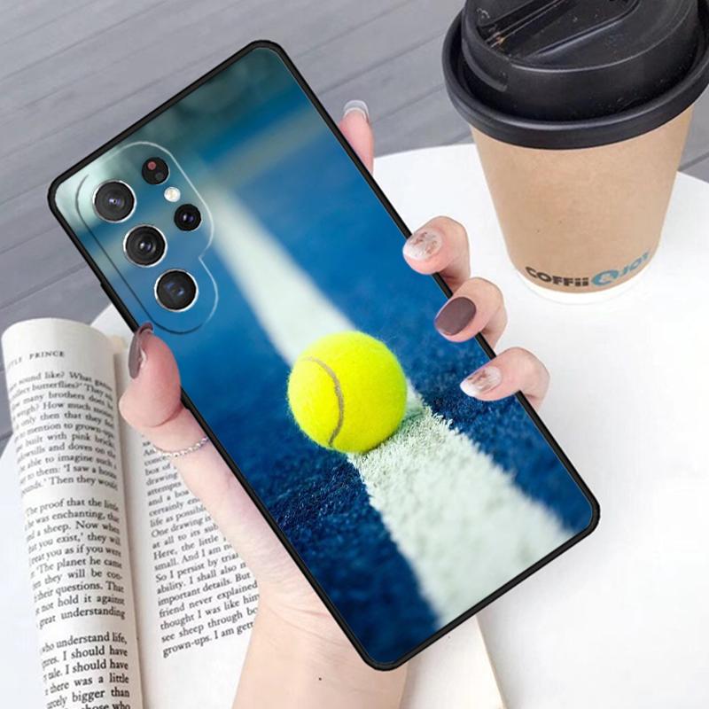 Tennis Balls Phone Case Cover For Samsung Galaxy S24 S25 Ultra S21 S22 Ultra S10E Note 10 Plus Note 20 FE S23