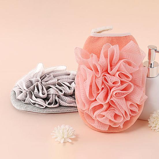 Éponge de bain Ultra douce, mousse rapide, fausse soie, gant de douche exfoliant Double face, Loofah pour la maison