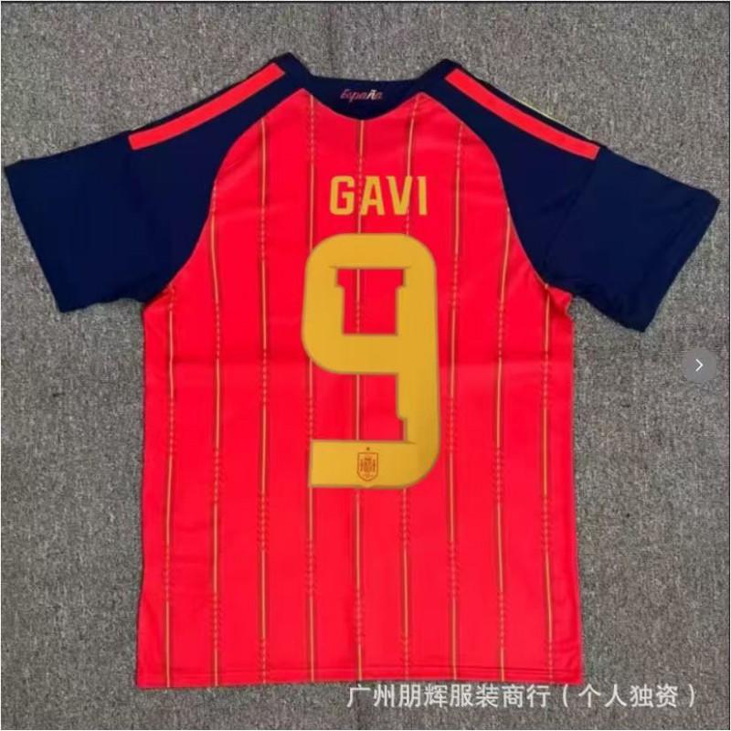 Spain National Team Home Soccer Jersey 2026 Custom Name 19 Yamal Short Sleeve Cycling Men Women