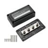 300A for DC 48V High Current Black Red for Shell Power Distribution Block Busbar Box Bus Bar Box Board Heavy Duty Busbar