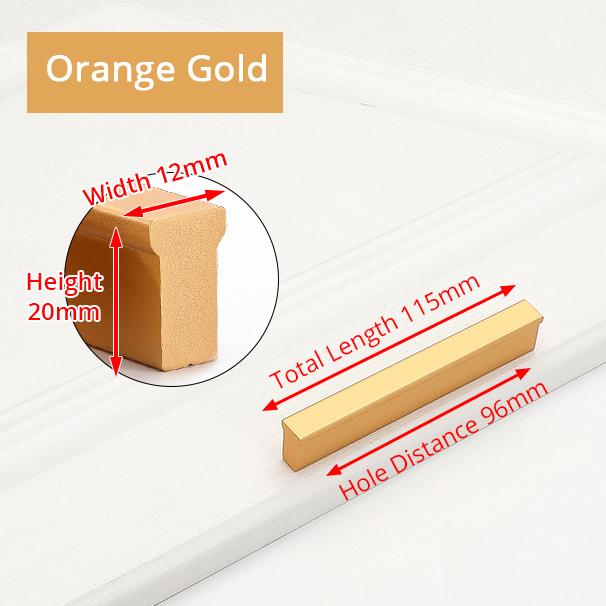 KAK American Style Black Cabinet Handles Gold T Bar Aluminum Alloy Kitchen Cupboard Pulls Drawer Knobs Furniture Handle Hardware