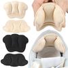 4Pairs Anti Blisters High Heel Protectors Adhesive Shoe Inserts Pad Sponge Cushioned Heel Grip For Leather Shoe Sneakers