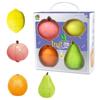Panxin Fruit Puzzle Cube: Unique Orange, Peach, Pear, Lemon Shapes for Children's Creative Early Learning.