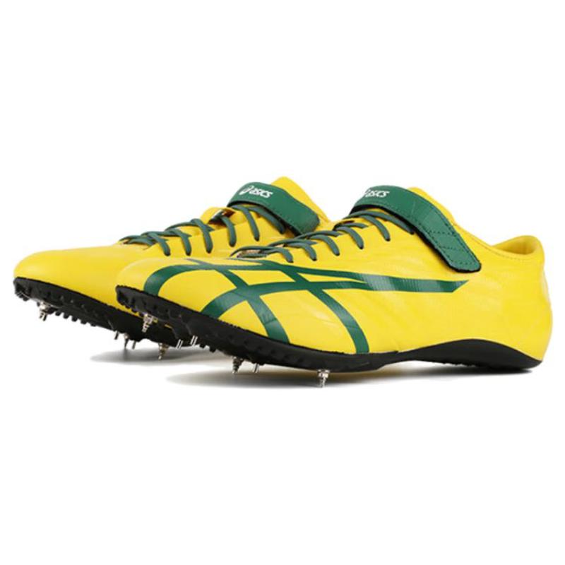 Asics Jetsprint Cushioning Abrasion Resistant Breathable Low Top Running Shoes Unisex Yellow Casual 1093A193-750