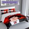 Set de 3 piezas con nombre personalizado Jimin, Incluye 1 funda nórdica y 2 fundas de almohada, Decoración de dormitorio para todas las estaciones