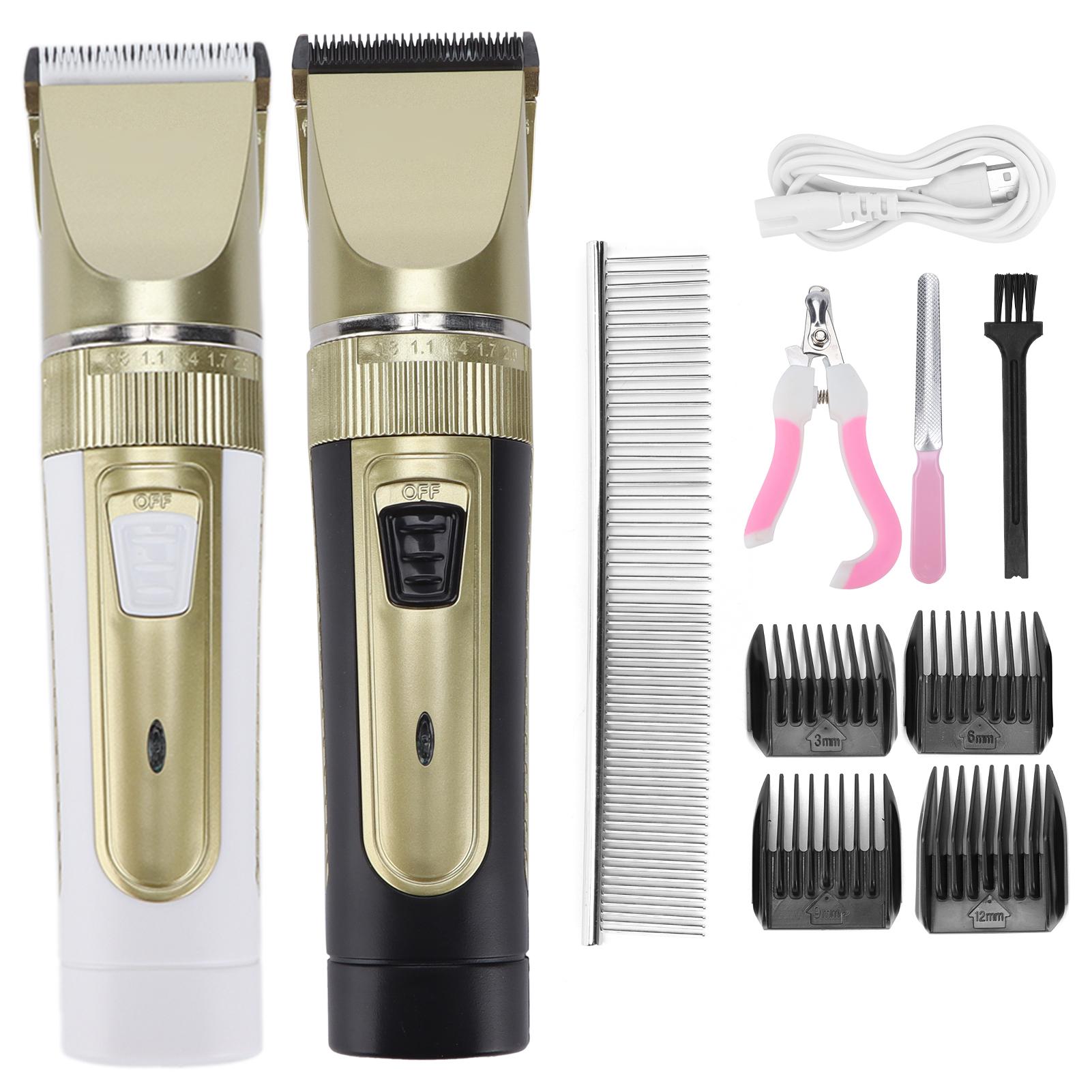 

Нож для бритья домашних животных, зарядка через USB, электрическая малошумная машинка для стрижки домашних животных, набор для собак и кошек