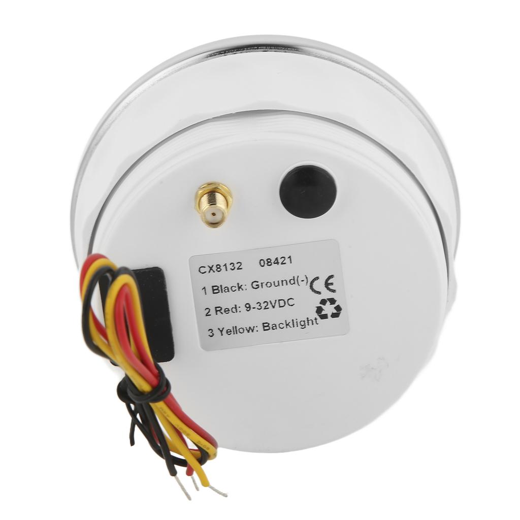 3.3in GPS Speedometer 0‑200KMCelsiusH Speed Gauge with Backlight IP67 Waterproof for Car Marine Boat Yacht