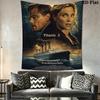 Titanic Movie Poster Tapestry Wallmounted Background Cloth Wall Decoration Wall Covering Decoration Atmospheric Background Cloth