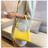 Retro Casual Kadın Tote Omuz Çantaları Kadın Deri Düz Renk Çanta Moda Çanta için