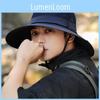 Outdoor Fishermans Summer Hat With Breathable Mesh Design And Letter Decoration
