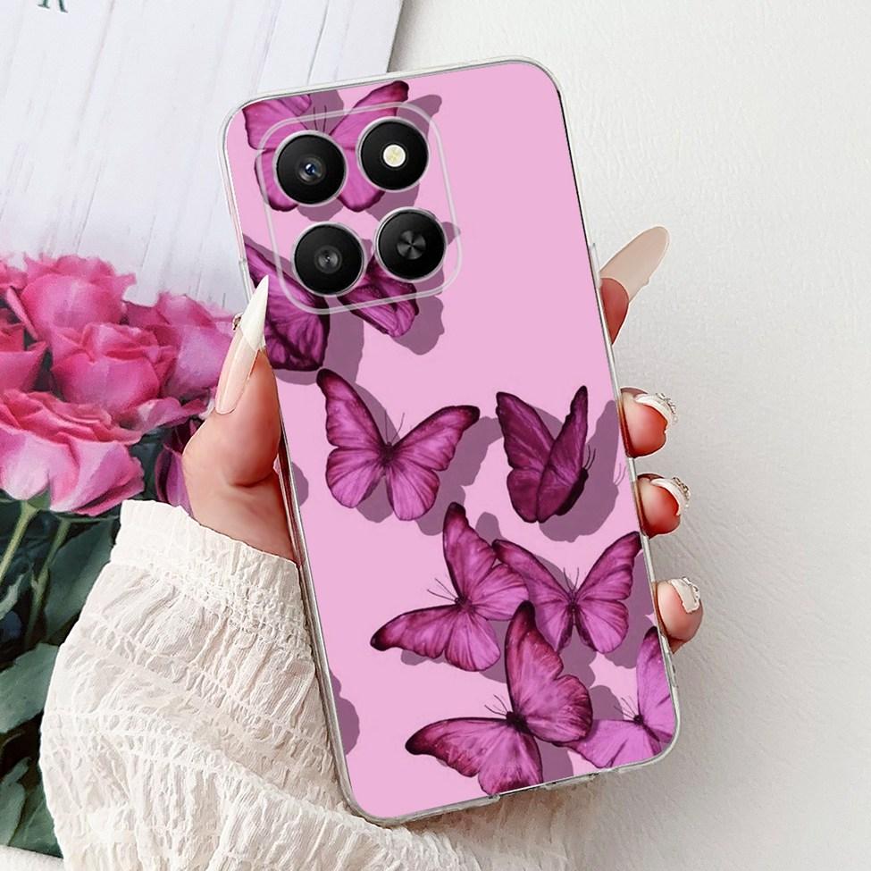 5G For Honor LGN-NX1 Case For Honor 400 Smart Cover Clear Luxury Butterfly Love Fashion Flowers Cool Lion Funny Painted Casing