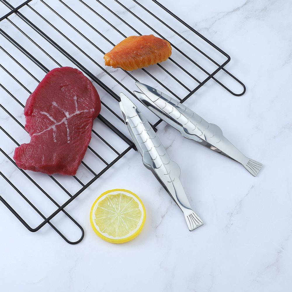 430 Stainless Steel, Fish Shaped Clip, Fish Bone Clip, Multi-purpose, Food Clip, Kitchen Tool