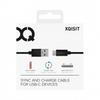 Xqisit Kabel Cotton Usb C 3.0 Czarny/Black 1.8M 27749