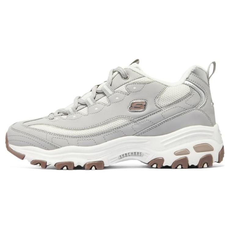 Skechers D lites-looking Glass Marathon Running Shoes  Grey  Men s 894268-GRY EU 42.5