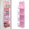 4/6Tier Over The Door Organizer Miscellaneous Clothes Toy Hanging Storage Bag With Mesh Pockets Shelves For Closet Bedroom Dorm