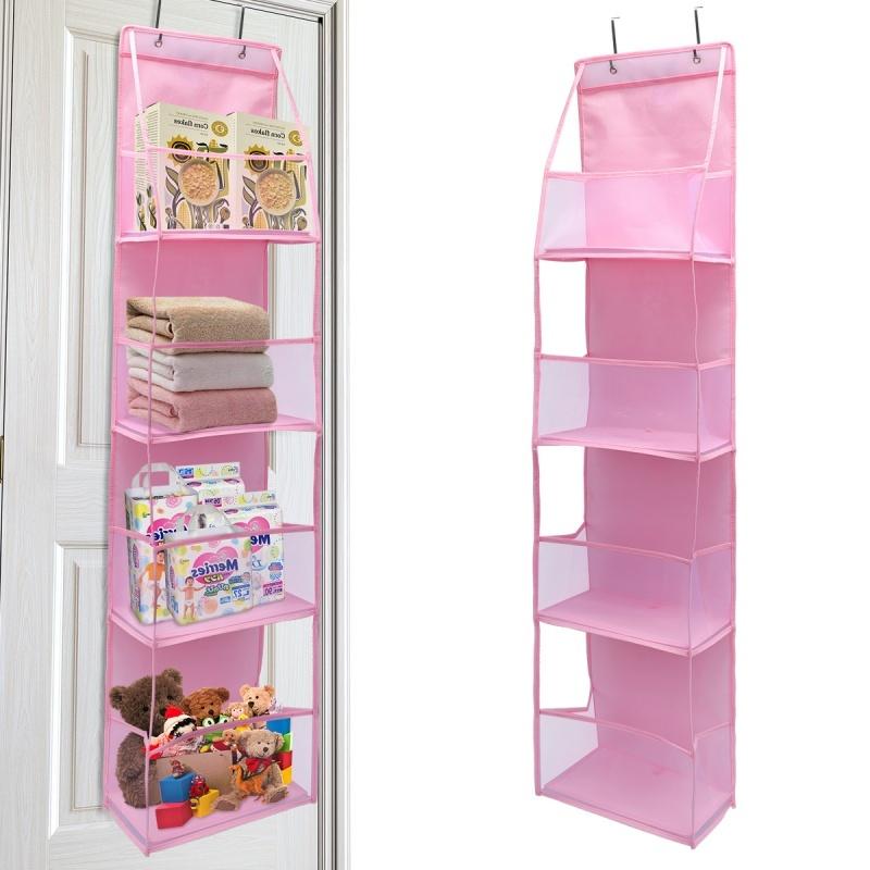 

4/6Tier Over The Door Organizer Miscellaneous Clothes Toy Hanging Storage Bag With Mesh Pockets Shelves For Closet Bedroom Dorm