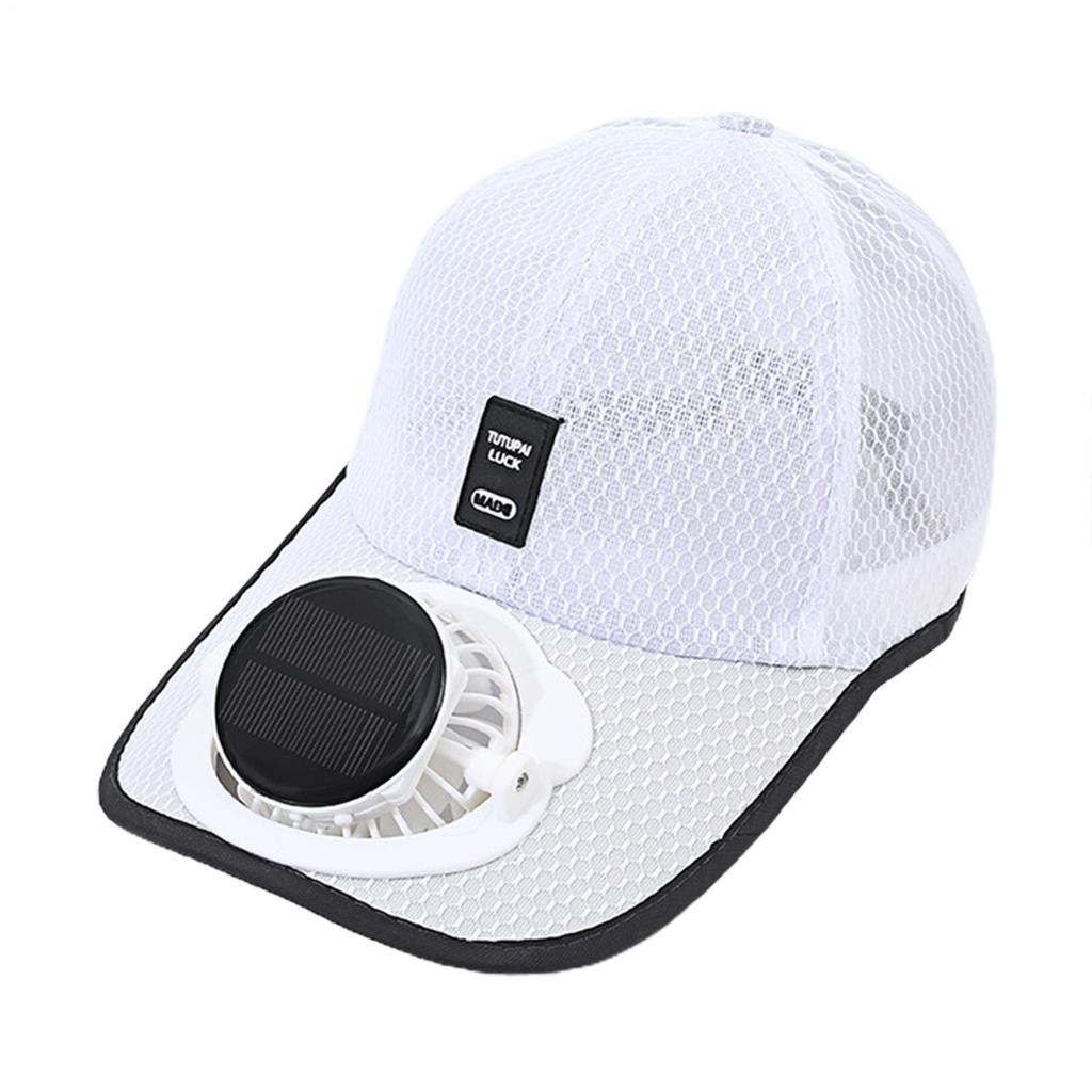 Solar Fan Hat Breathable Sunhat With Solar Fan Outdoor Solar Fan Baseball Caps Beach Cooling Fan Hat For Hiking Beach Summer