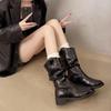 Autumn New Light Luxury Fashion Temperament Korean Version Trend Niche Design Boots Versatile Comfortable Casual Women's boots