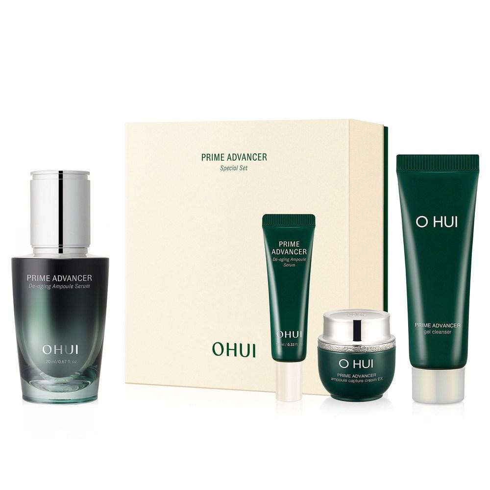 

Ohui Prime Advancer De-Aging Ampoule Serum 20ml + 10ml + Cream 7ml + Cleanser 40ml set, 1 комплект 1 SET
