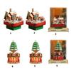 Christmas Wooden Music Box Model Building Block Handmade Holiday Decoration Boys and Girls Birthday Gift