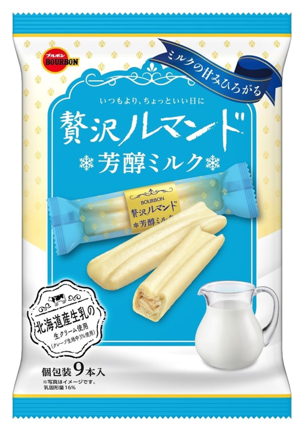 

Бурбон Luxury Le Mande Rich Milk 9 бутылок x 12 пакетов