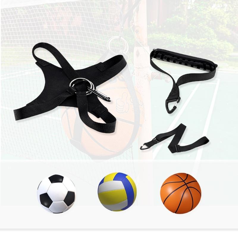 Cinghia Porta Pallone da Calcio e Basket da Portare per Allenamento Gioco per Esterno Interno Calcio da Strada Basket Pallavolo