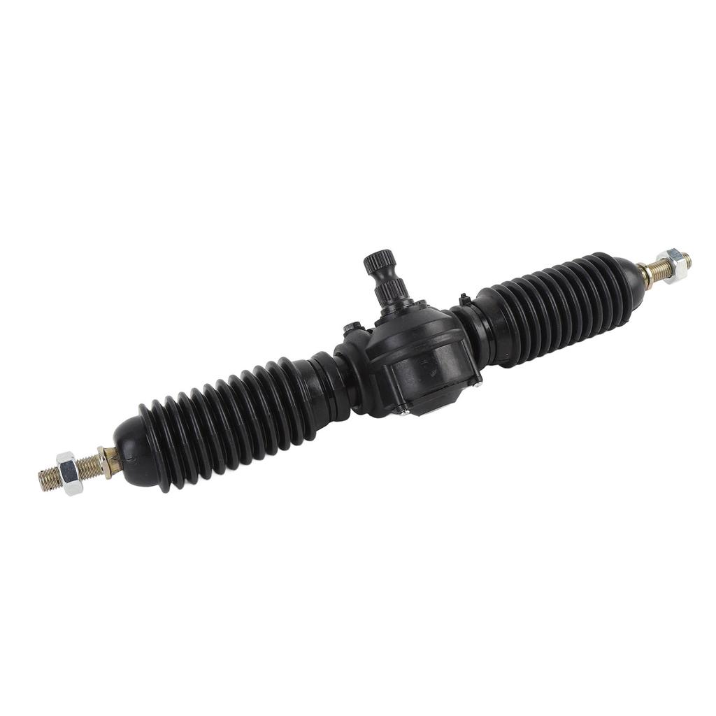 30T 14mm 330mm Steering Rack and Pinion Assembly Steel Alloy Dust Proof Sleeve for DIY Go Kart ATV UTV Quad