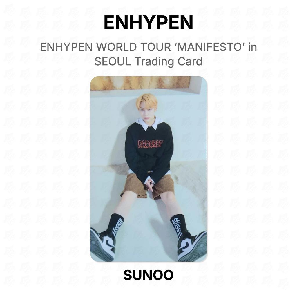 ENHYPEN WORLD TOUR ‘MANIFESTO’ in SEOUL Trading Card Official Photocard