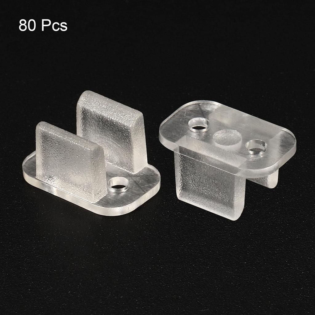 uxcell LED Neon Mounting Clamp Silicone for LED Neon Strip 5mm Pack of 80 Clips, Holders, Lights, Diameter,