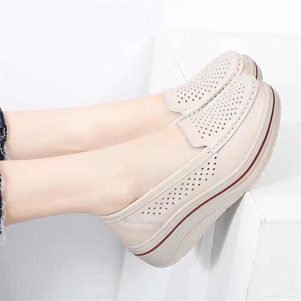 Fashion Plateforme Massive Women's Kawaii Sneakers Flats Running Shoes Husband Beige Boots Sport Tenni Pretty Due To Hand Made