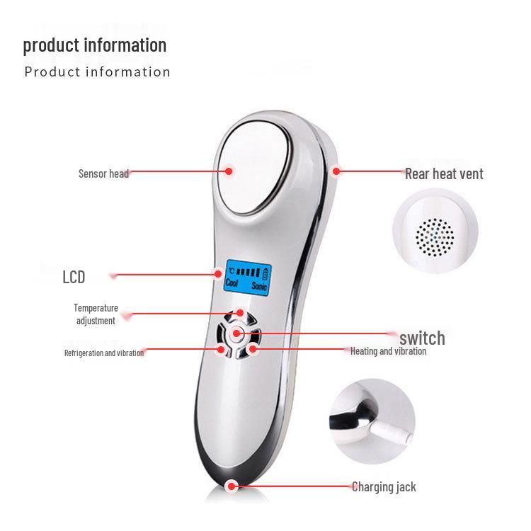 LOSIMEI Hot & Cold Face Massager: Vibration, Cleansing & Beauty Tool