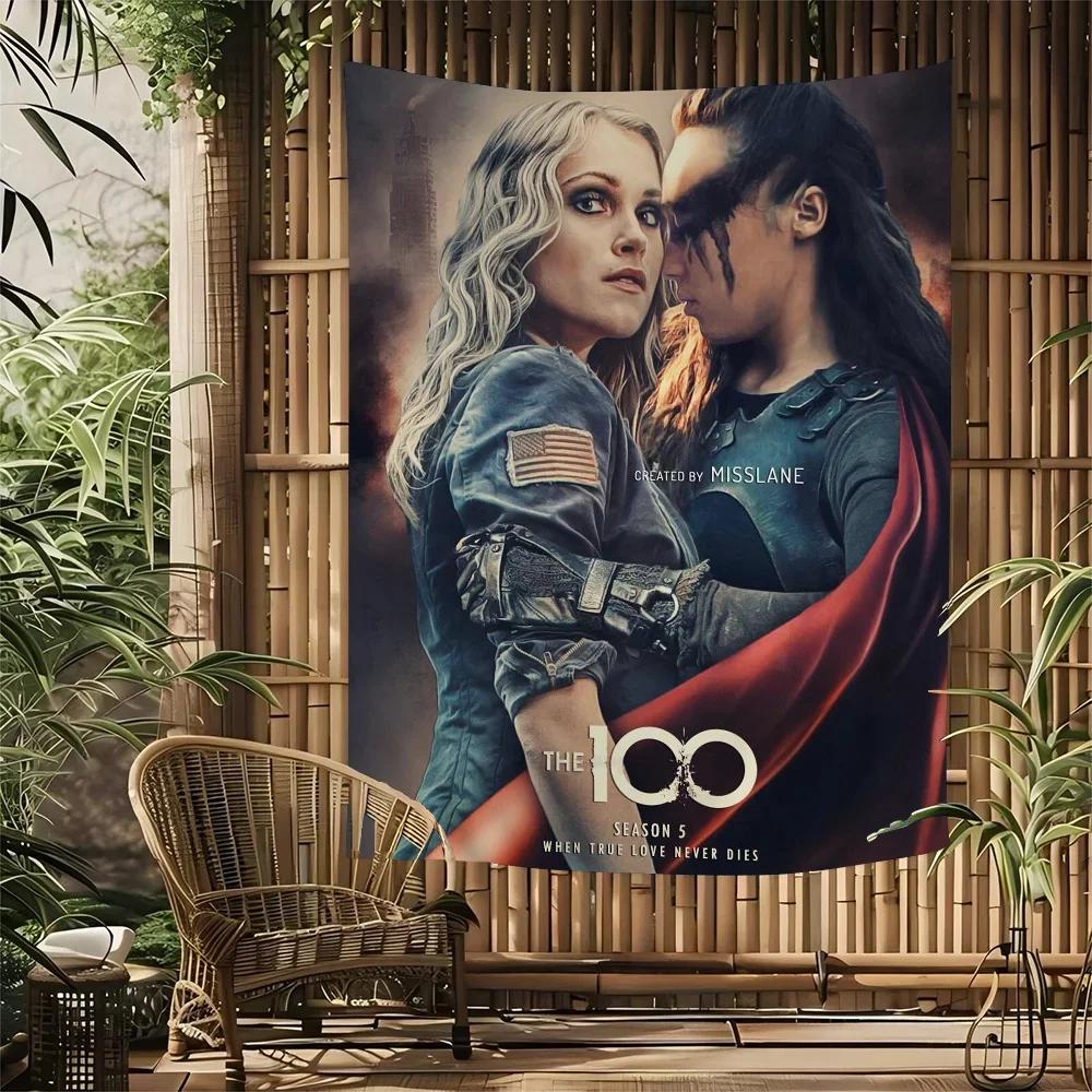 De 100 Seizoen TV Serie Show Kleurrijk Wandkleed Hippie Bloemen Wandtapijten Slaapkamer Decoratie Wandkunst Decoratie