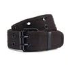 Double Buckle Belt Double Vent Eye Punch Pin Buckle Belt Youth Strong and Durable Jeans Belt