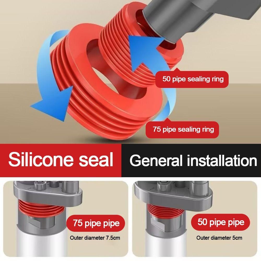 Anti Odor Sink Drain Pipe Adapter Drainage Water Pipe Joint  Washing Machine Drainage Supplies
