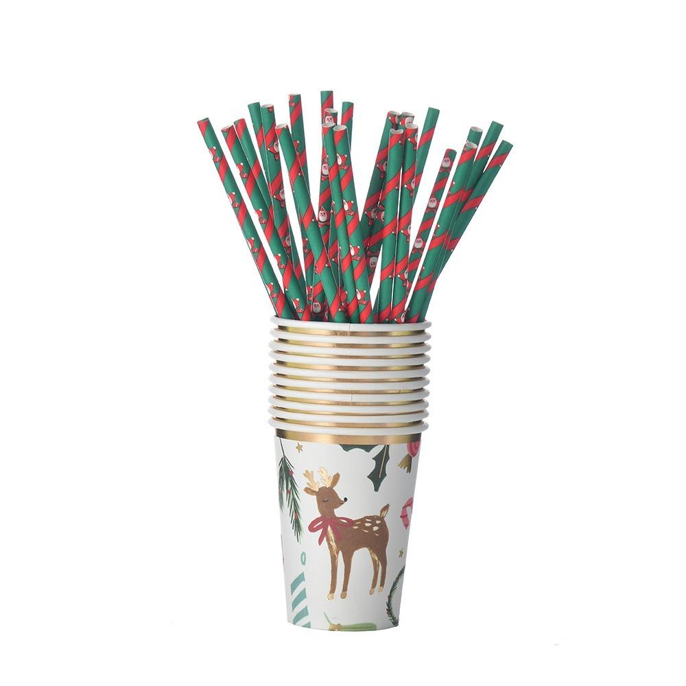 Bronzing Disposable Tableware Serving 10 Paper Plate Convenient Picnic Dinnerware Kids