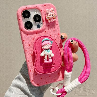 Suporte de Mesa Feminino Traduzido para Crianças Adequado para Capa de Celular Apple 16 ProMax IPhone 15 Novo Modelo 13