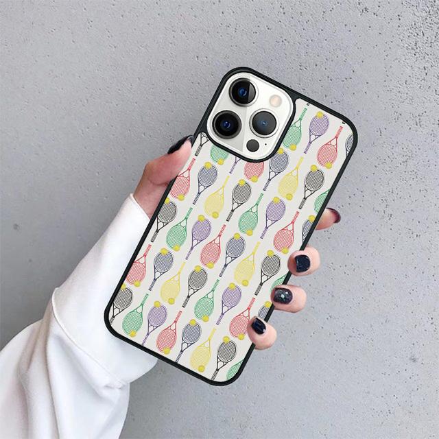Tennis Ball Rackets Phone Case Cover For iPhone 17 Air 16 15 14 13 12 Pro Max 11 Pro Max Plus Coque Shell
