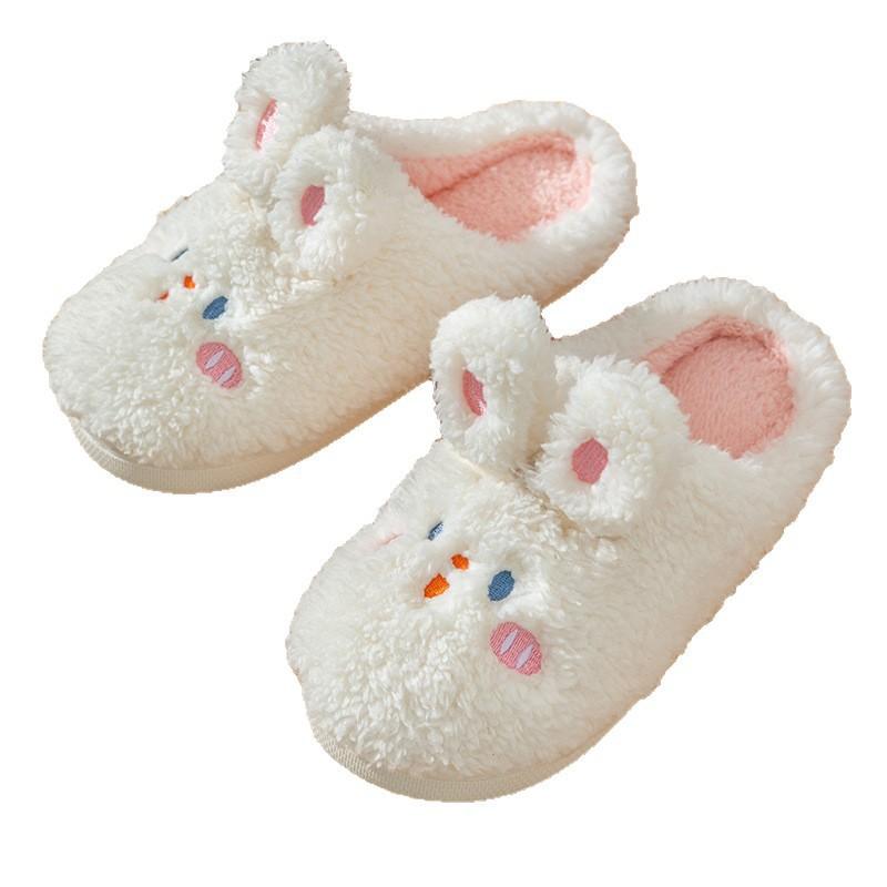 2025 autumn and winter slippers bag and cotton slippers for home use cartoon cute indoor and outdoor non-slip warm slippers