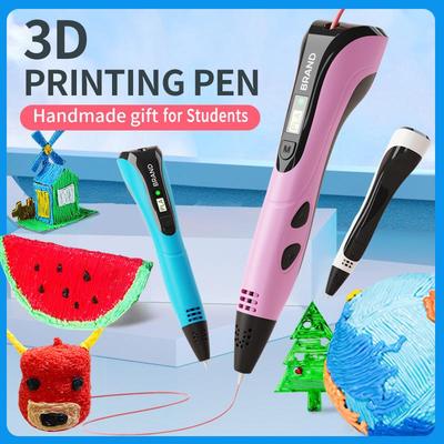 2026 NEUER 3D-Druckstift 3D-Stift-Set für Kinder Geburtstag Weihnachten Kreatives DIY-Geschenk LCD-Display mit PLA-Filament