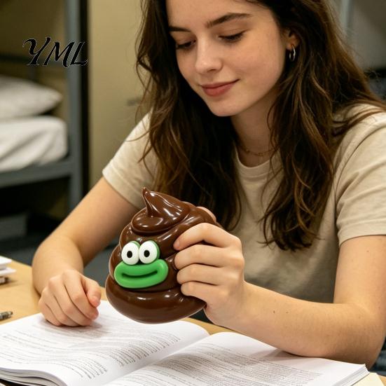 Stress Relief Toys Spiral Poop Squeeze Toy, Soft TPR Fidget Squishy for Kids Creative Sensory Decompression Fun Toy And Adults Tools