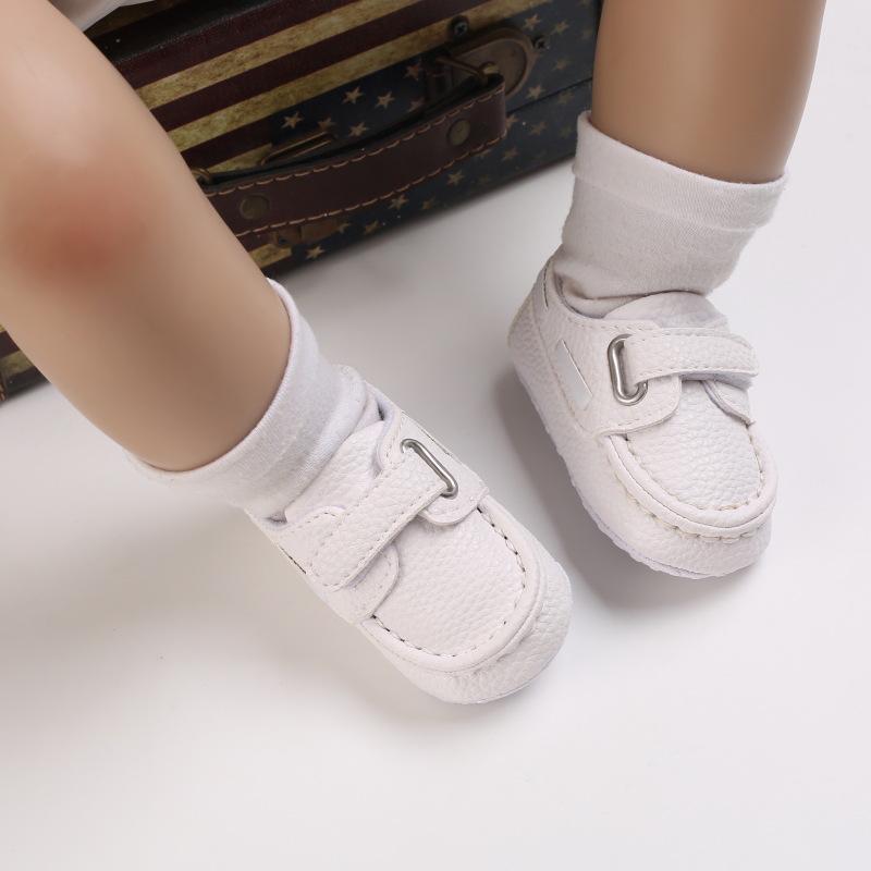 Soft Sole Leather Baby Shoes for Spring and Autumn (0-1 Year)