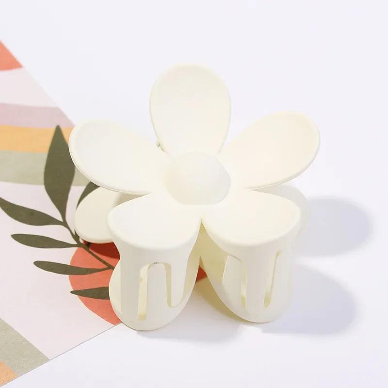 3.5cm 7cm Korea Flower Shape Hair Claw Clips Women Girls Ponytail Hairpin Barrette Headwear Accessories