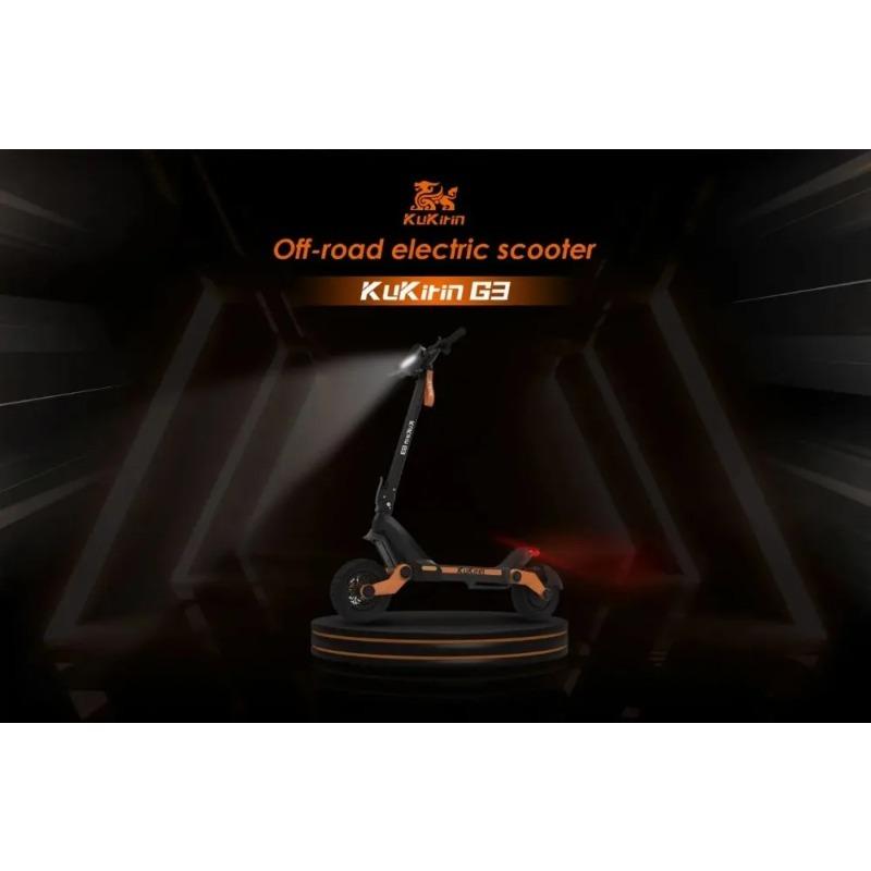KUKIRIN G3 Electric Scooter 1200W Powerful Motor 52V 18Ah 52km/h 63km Long Range Off-Road 10Inch Tyres Foldable Escooter
